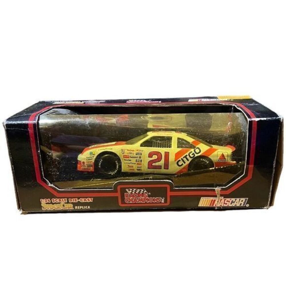 1992 NASCAR Racing Champions 1:24 Morgan Shepherd #21 Citgo Ford Thunderbird‎